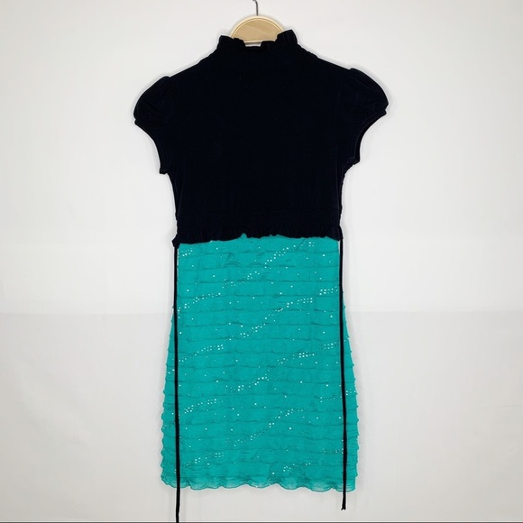 Speechless Girls Blue Sparkly Dress Size 8 - Picture 2 of 6